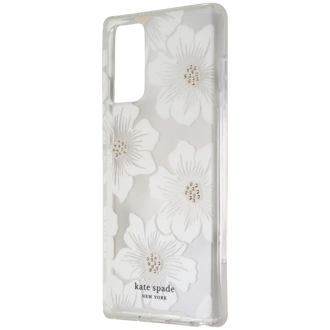 Kate Spade Hard Case for Galaxy Note20 5G - Hollyhock Clear Floral Image 1