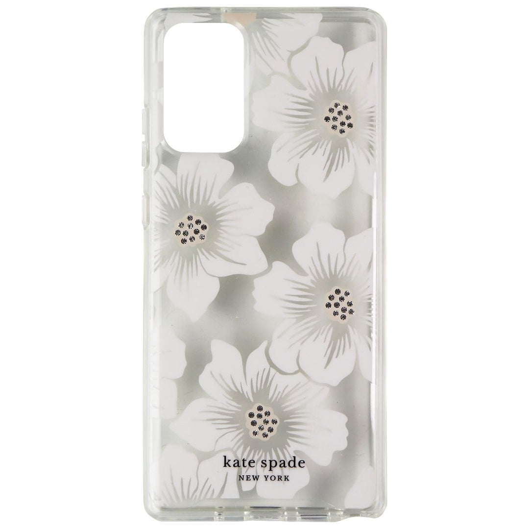 Kate Spade Hard Case for Galaxy Note20 5G - Hollyhock Clear Floral Image 2