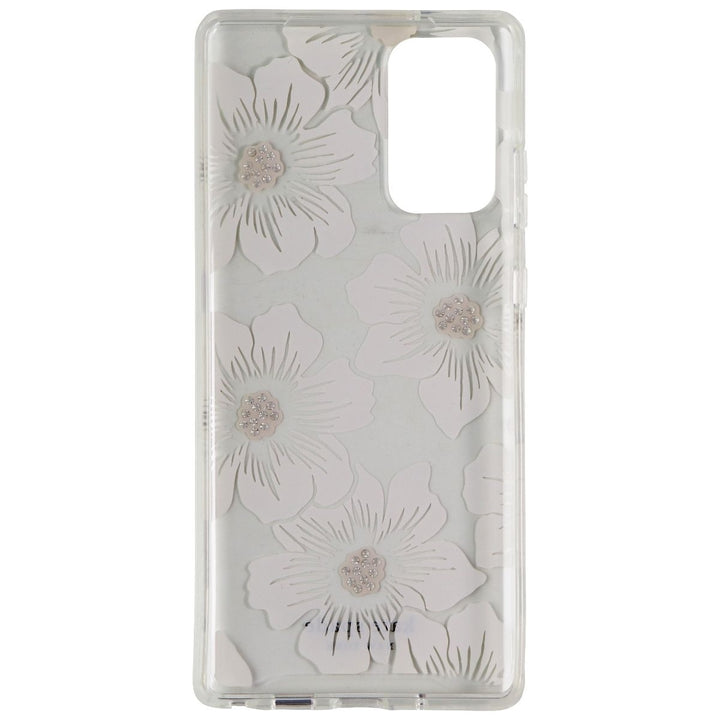 Kate Spade Hard Case for Galaxy Note20 5G - Hollyhock Clear Floral Image 3