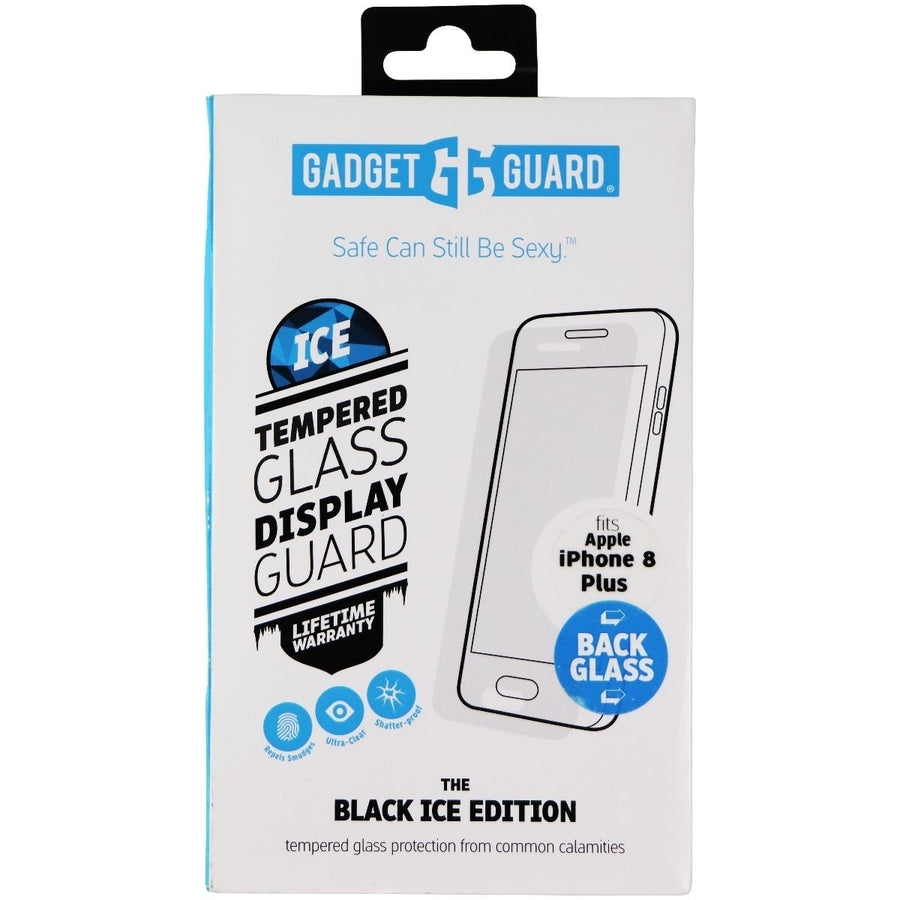Gadget Guard (Black Ice Back Glass) for iPhone 8 Plus - Clear / Back Glass ONLY Image 1