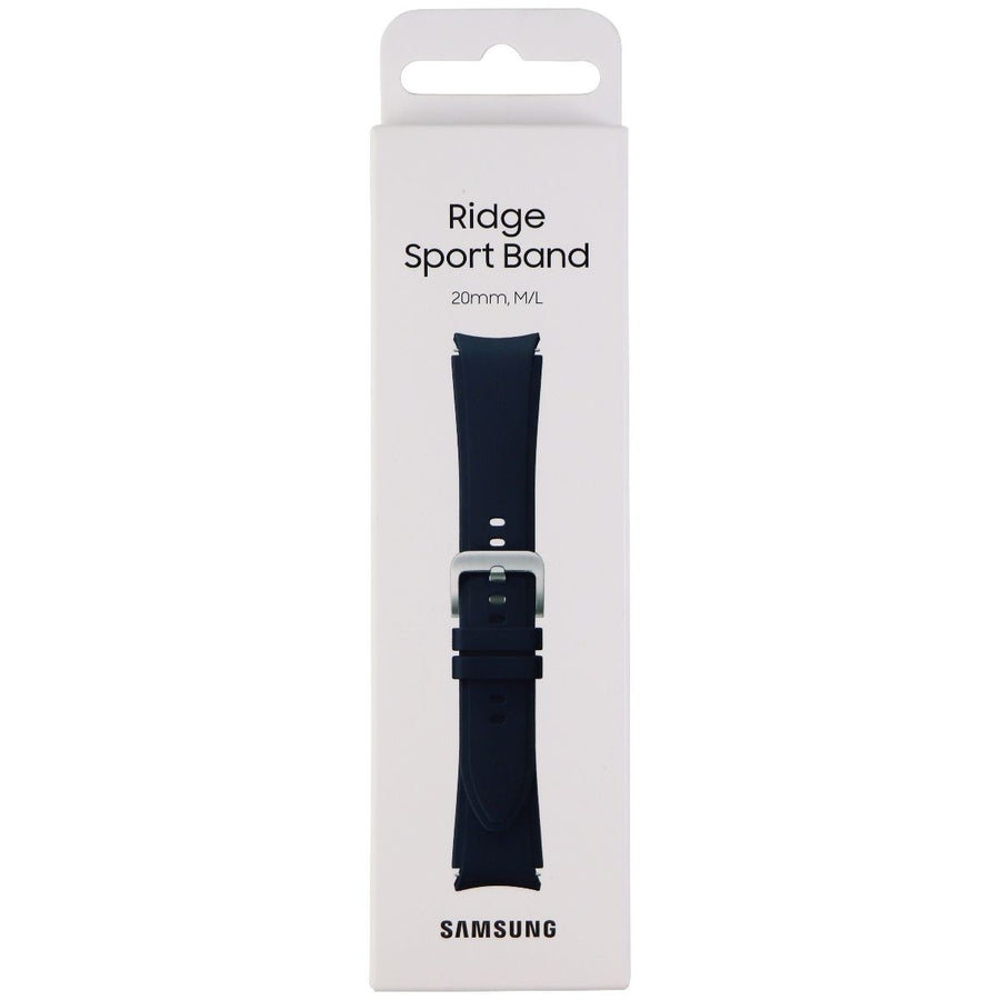 Samsung Ridge Sport Band for Galaxy Watch4 and Classic (20mm) Medium/Large - Navy Image 1