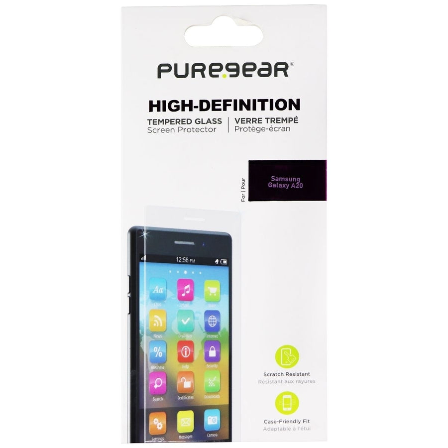 PureGear High-Definition Tempered Glass for Samsung Galaxy A20 - Clear Image 1