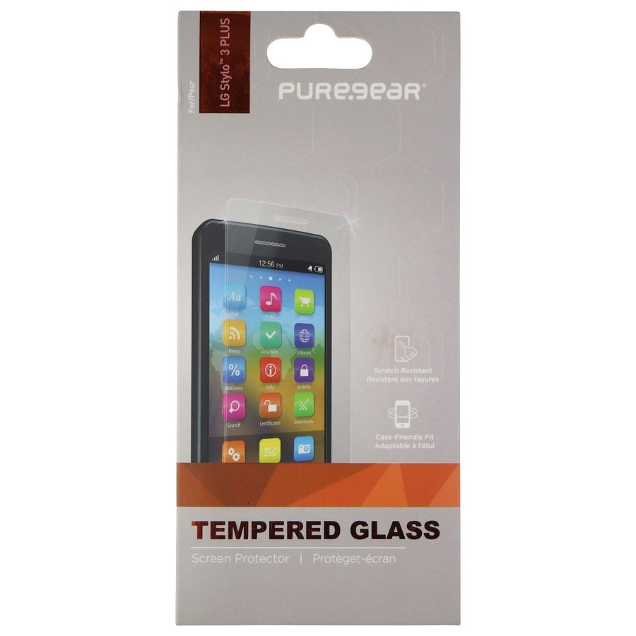 PureGear Tempered Glass Screen Protector for LG Stylo 3 PLUS - Clear Image 1