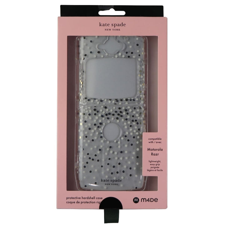 Kate Spade Protective Hardshell Case for Motorola Razr (2019) - Clear/Disco Dots Image 2