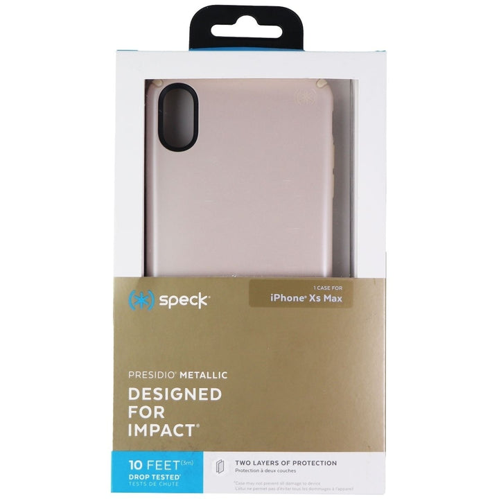 Speck Presidio Metallic Series Case for Apple iPhone XS Max - Gold Metallic Image 3