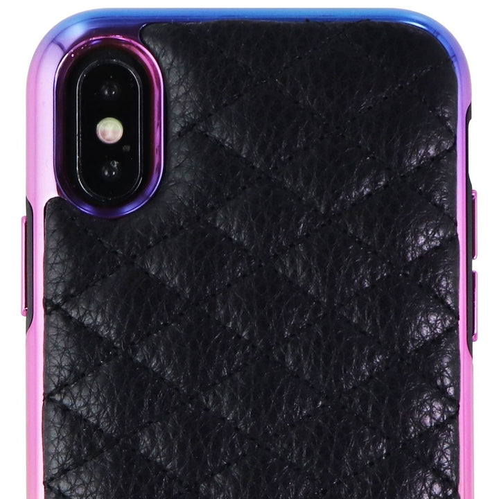 Rebecca Minkoff Quilted Oil Slick Case for Apple iPhone Xs / iPhone X - Black Image 3