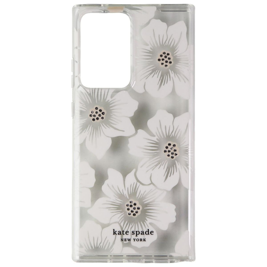 Kate Spade Hard Case for Galaxy Note20 Ultra and Ultra 5G - Hollyhock Clear Floral Image 2