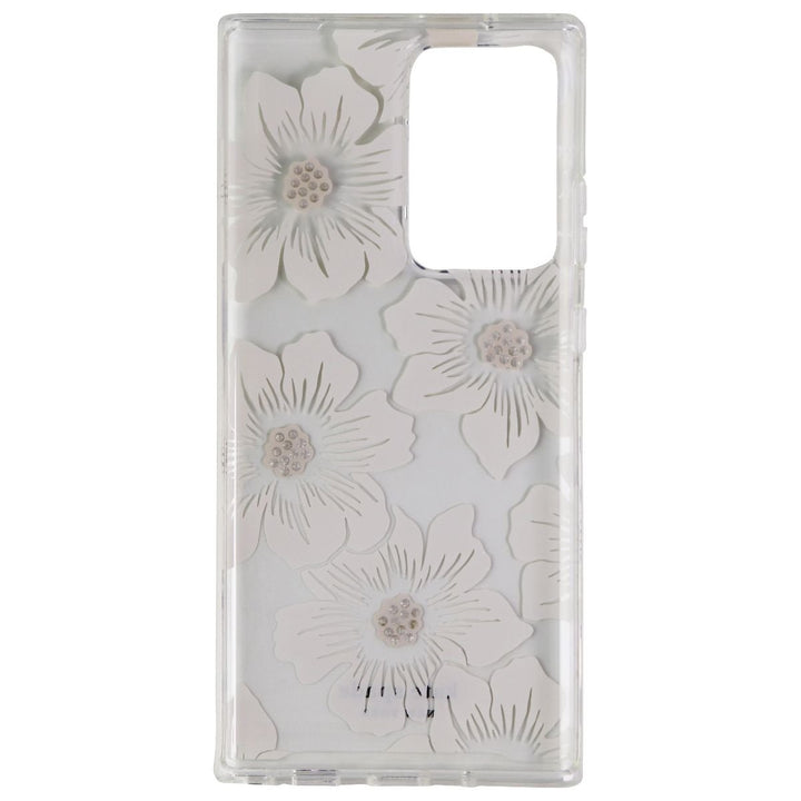 Kate Spade Hard Case for Galaxy Note20 Ultra and Ultra 5G - Hollyhock Clear Floral Image 3