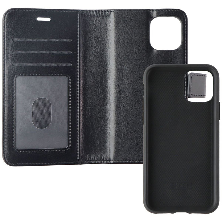 Skech Polo Book Clutch Wallet Cover and Detachable Case for iPhone 11 Pro - Black Image 3