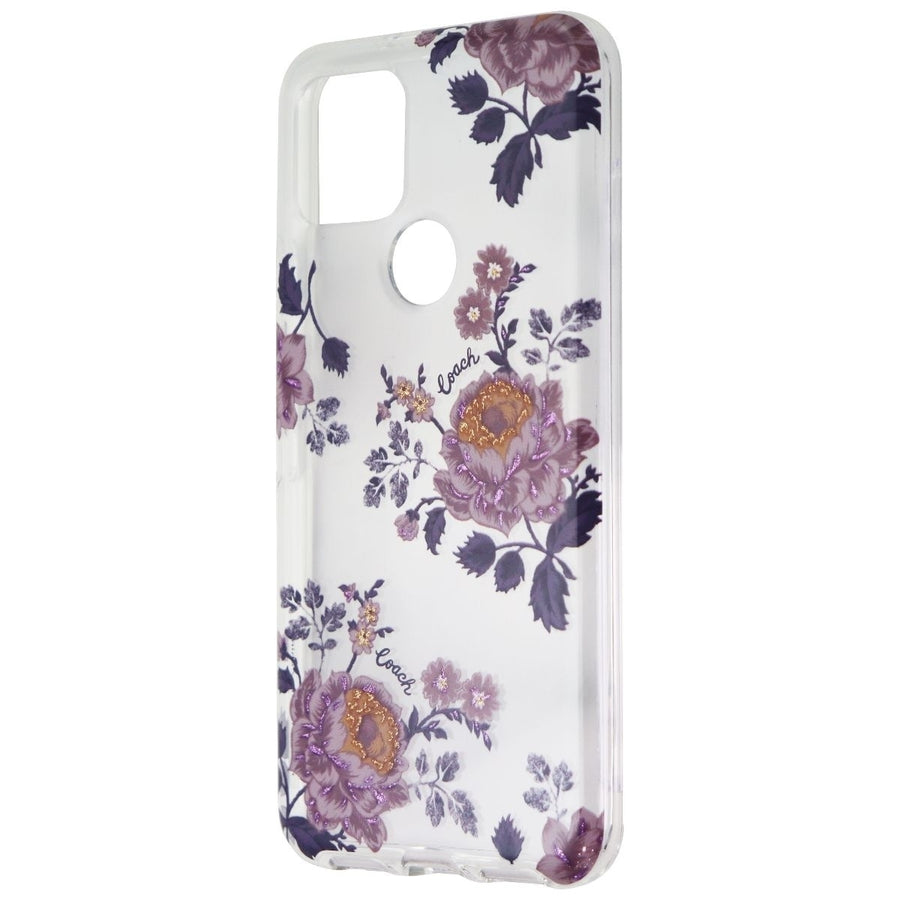 Coach Protective Hard Case for Google Pixel 5 - Moody Floral Clear Image 1