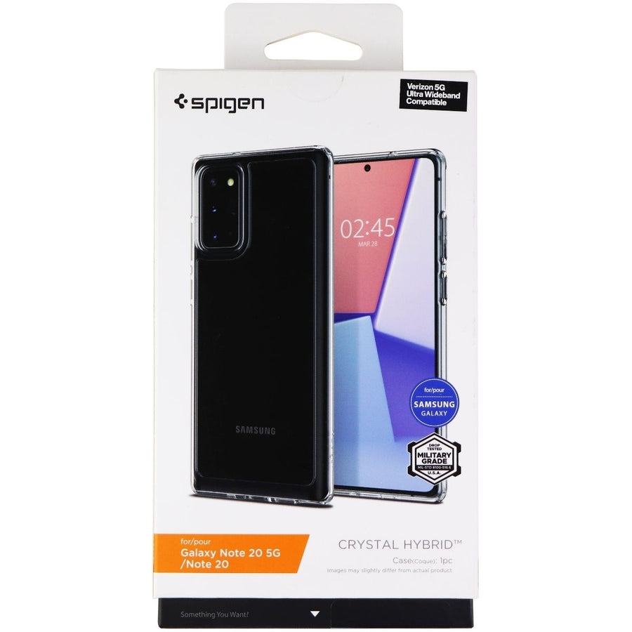 Spigen Crystal Hybrid Series Case for Galaxy Note 20 5G / Note 20 - Clear Image 1