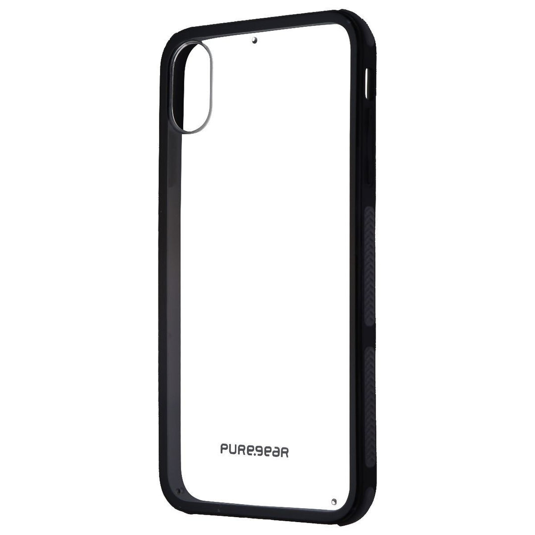 PureGear DualTek Clear Series Hybrid Case for Apple iPhone Xs Max - Clear/Black Image 1