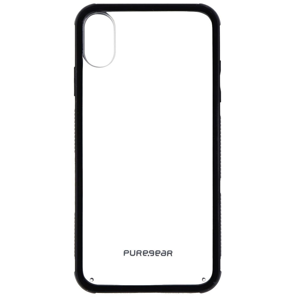 PureGear DualTek Clear Series Hybrid Case for Apple iPhone Xs Max - Clear/Black Image 2