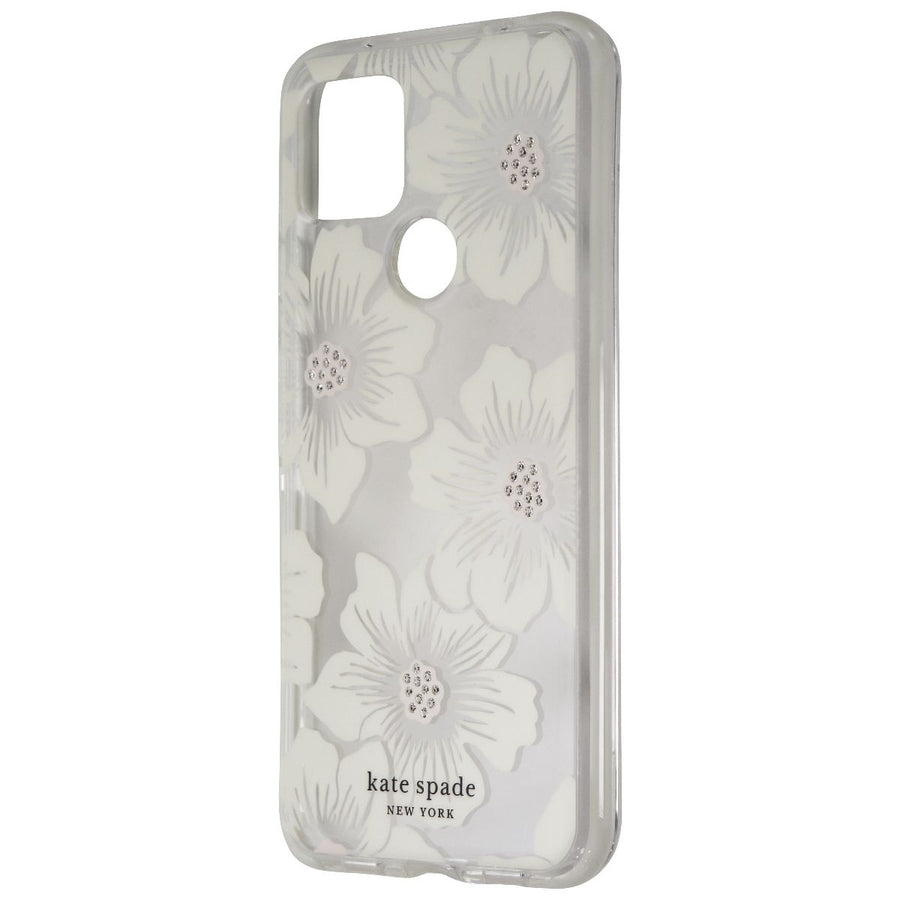 Kate Spade Defensive Hardshell Case for Google Pixel 4a (5G) - Hollyhock Floral Image 1