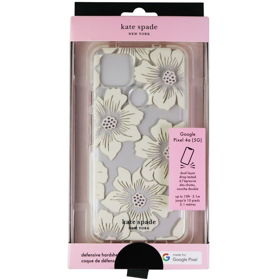 Kate Spade Defensive Hardshell Case for Google Pixel 4a (5G) - Hollyhock Floral Image 4