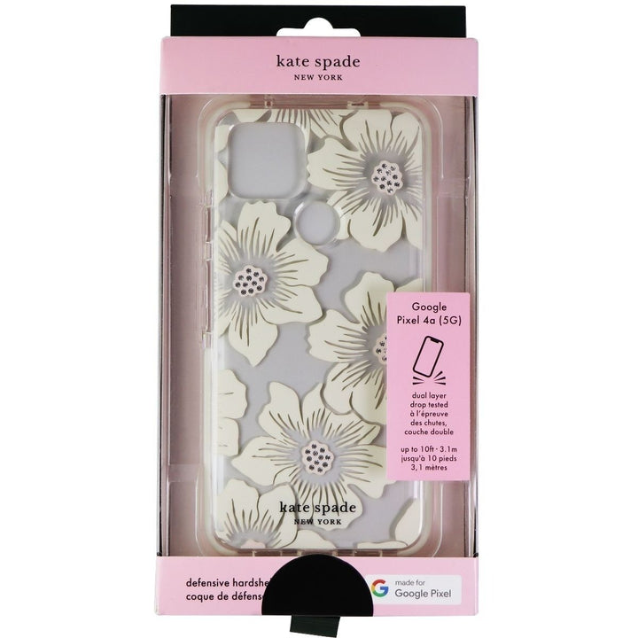 Kate Spade Defensive Hardshell Case for Google Pixel 4a (5G) - Hollyhock Floral Image 4