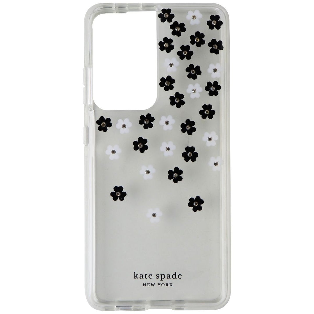 Kate Spade Defensive Hardshell Case for Galaxy S21 Ultra 5G - Scattered Flowers Image 2