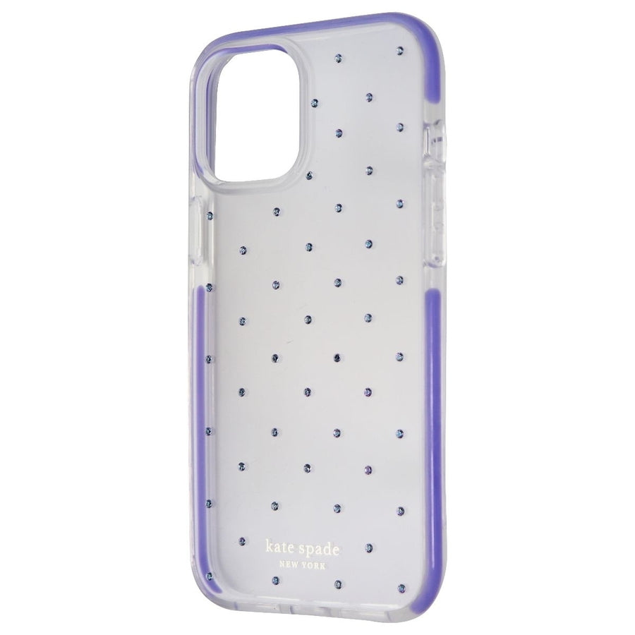 Kate Spade Hardshell Case for iPhone 12 Pro Max - Pin Dot Gems/Lilac Purple Image 1