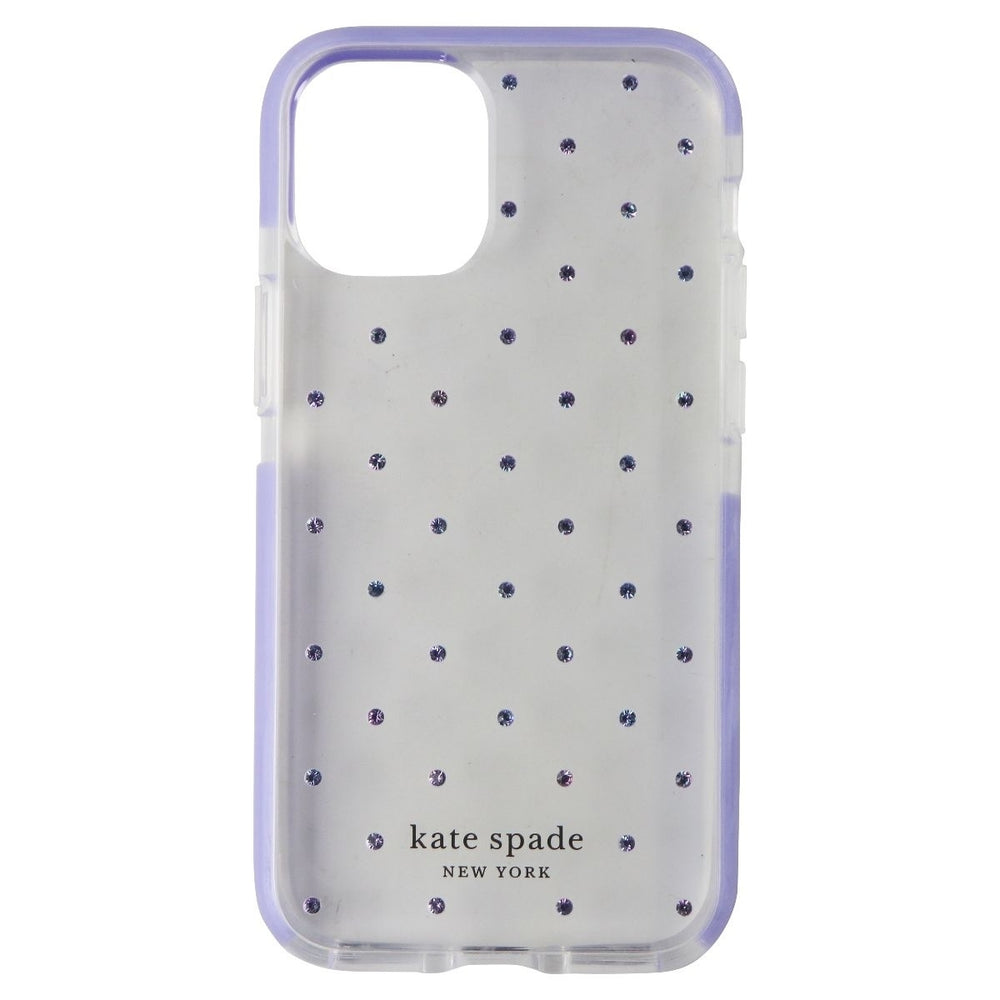 Kate Spade Defensive Hardshell Case for iPhone 12 Mini - Pin Dot Gems / Lilac Image 2