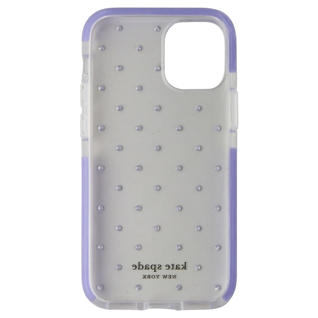 Kate Spade Defensive Hardshell Case for iPhone 12 Mini - Pin Dot Gems / Lilac Image 3