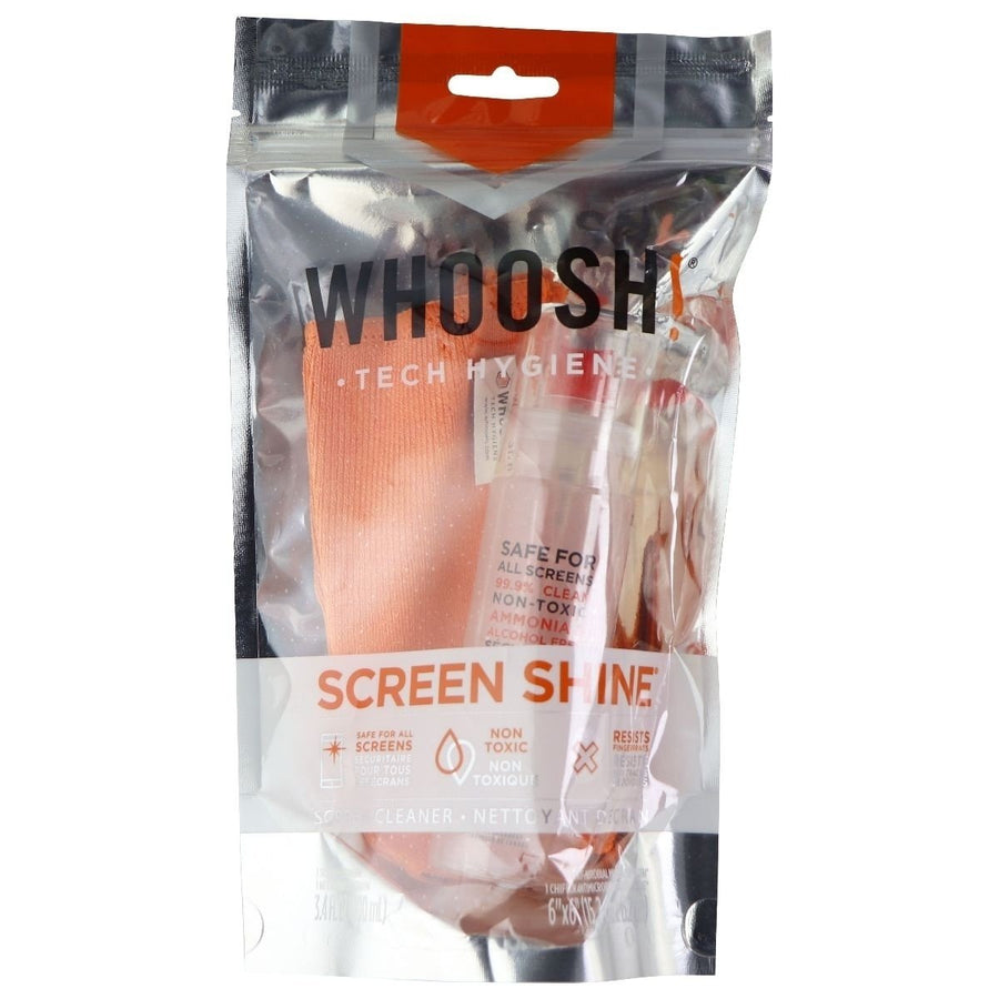 Whoosh! Tech hygiene Screen Shine Pack - Orange Cloth (3.4 fl oz) Image 1