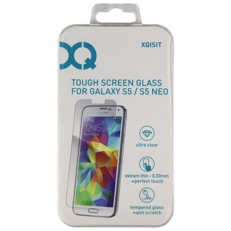 Xqisit Tough Screen Glass for Samsung Galaxy S5 (2014) Smartphones - Clear Image 1