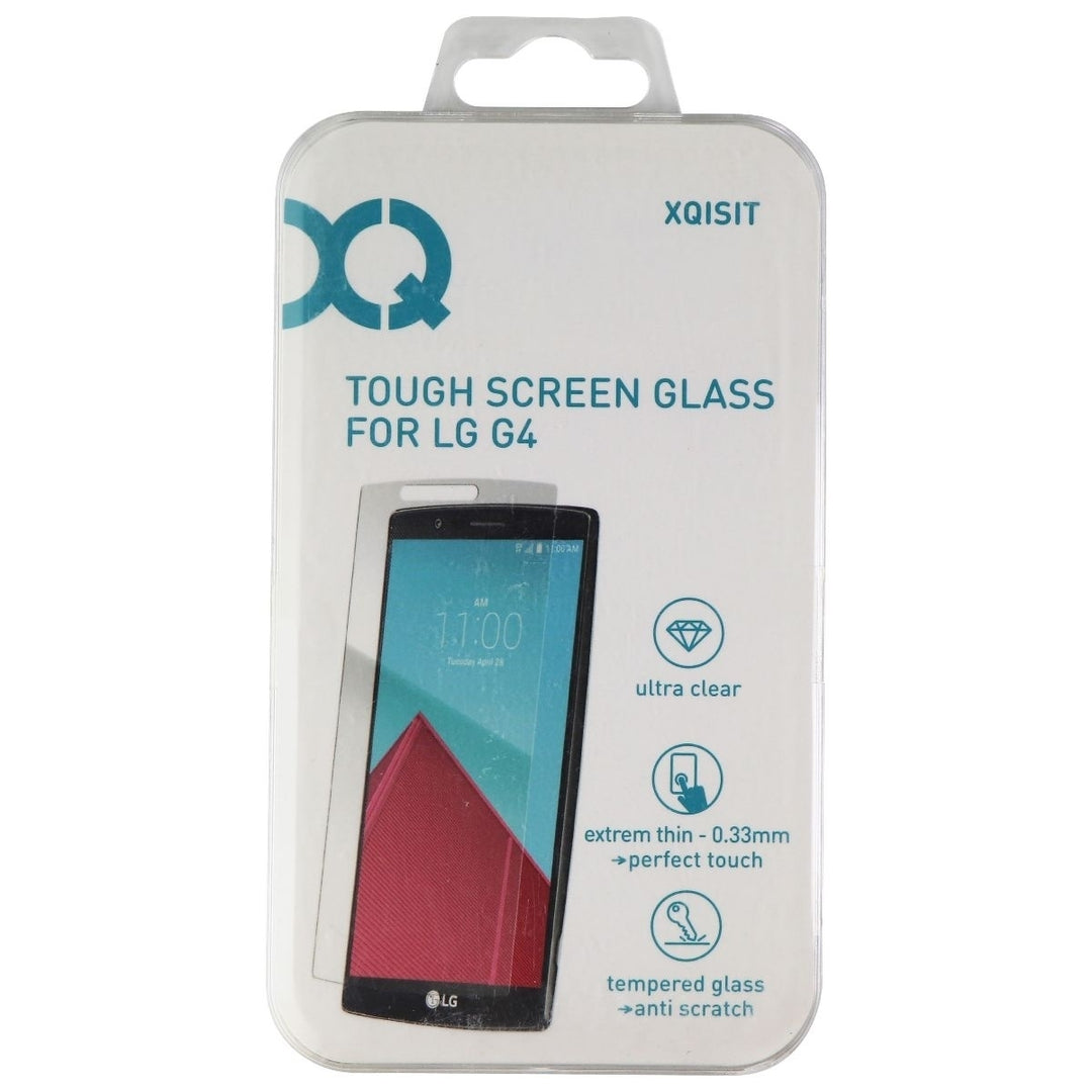 Xqisit Tough Screen Glass for LG G4 Smartphones - Clear Image 1