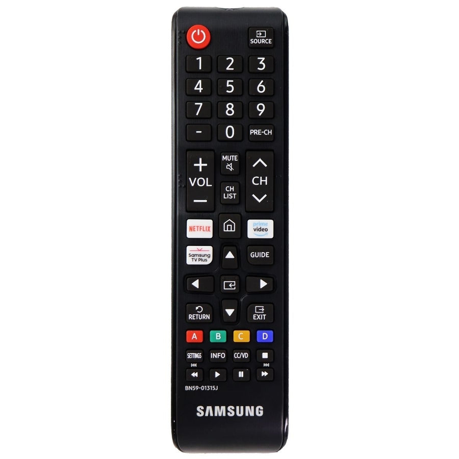 Samsung Remote Control (BN59-01315J) with Netflix Hotkey for Select TVs - Black Image 1