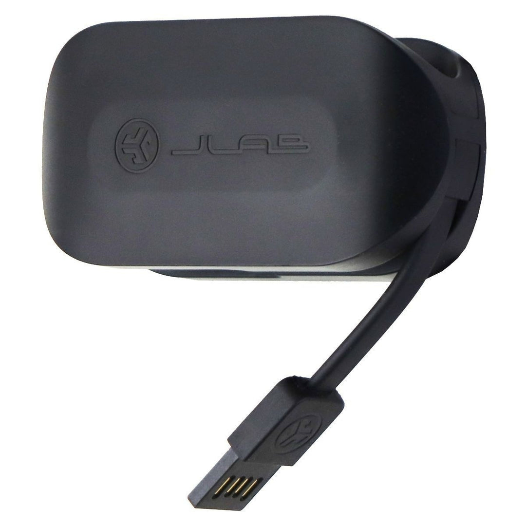 JLab Go Air True Wireless Bluetooth Earbuds + Charging Case - Black Image 7