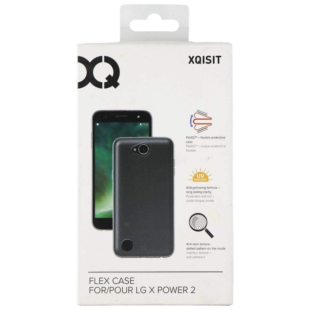 Xqisit Slim Gel Flex Case for LG X Power 2 Smartphones - Clear Image 1