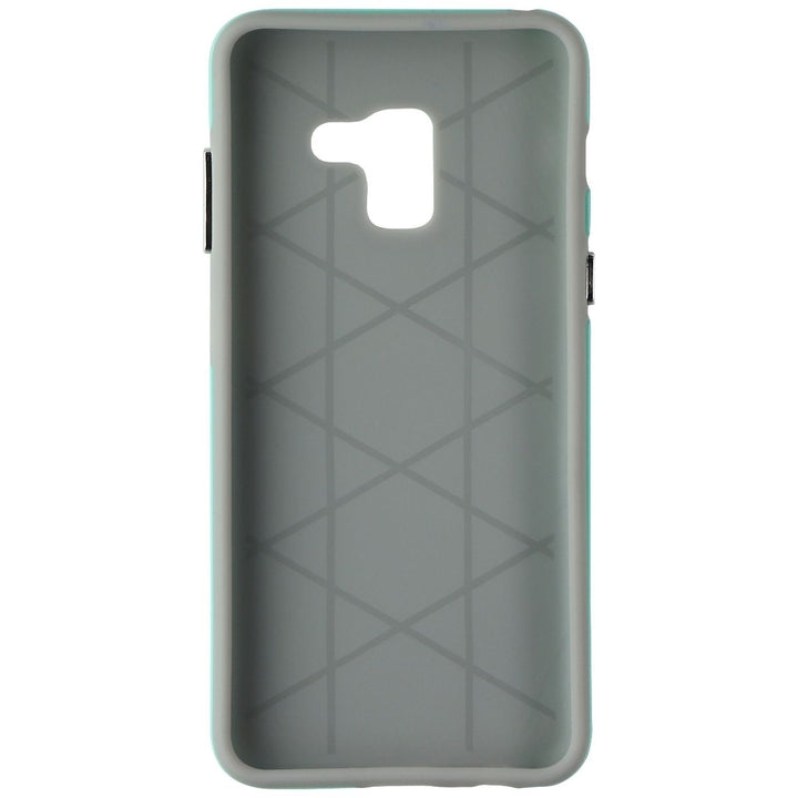 Xqisit Protective Cover for Samsung Galaxy A8 (2018) Smartphone - Teal/Gray Image 3