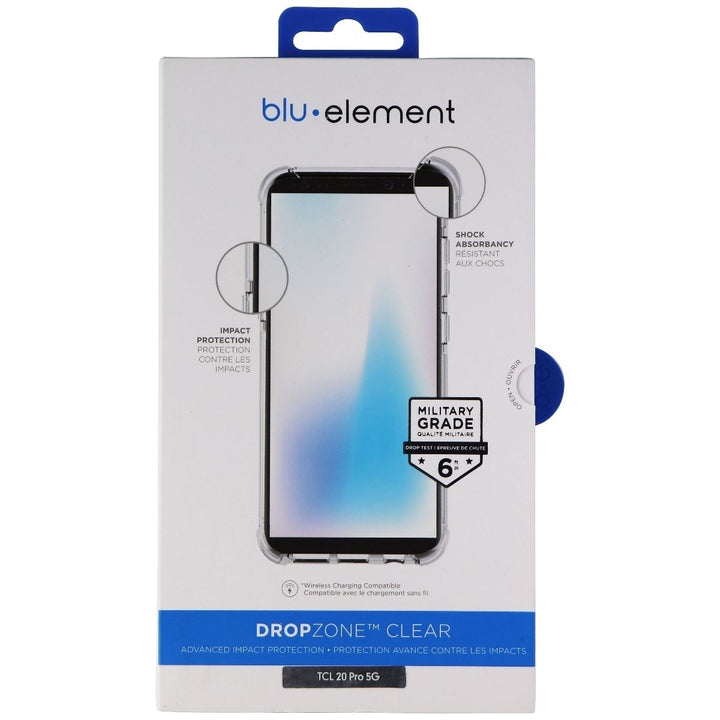 Blu Element DropZone Series Hard Case for TCL 20 Pro 5G Smartphone - Clear Image 4