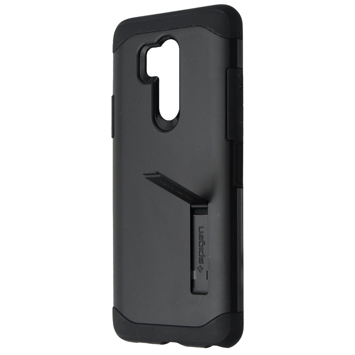 Spigen Slim Armor Case with Kickstand for LG G7 ThinQ - Black Image 1