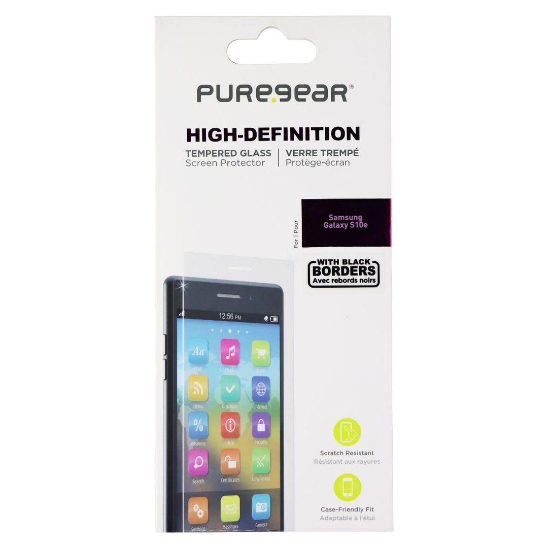 PureGear HD Ultra Clear Tempered Glass Screen Protector Samsung Galaxy S10e Image 1