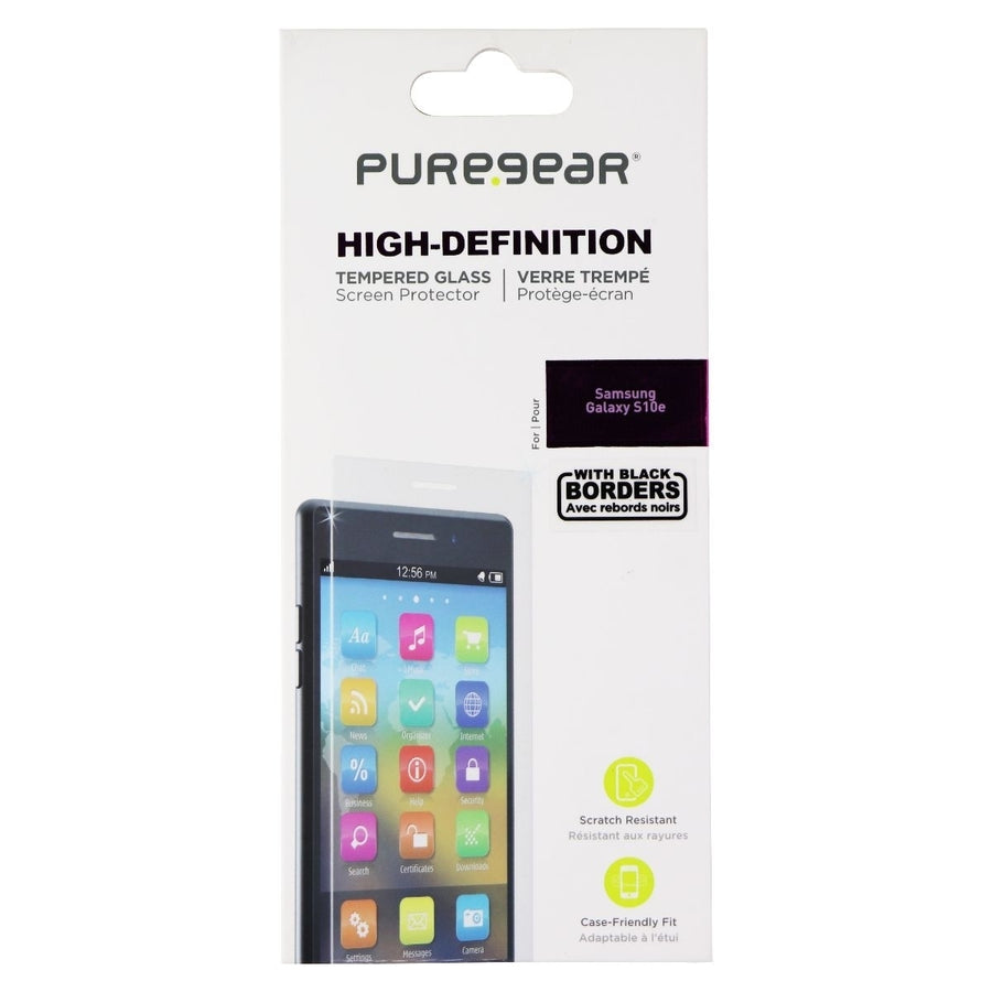 PureGear HD Ultra Clear Tempered Glass Screen Protector Samsung Galaxy S10e Image 1