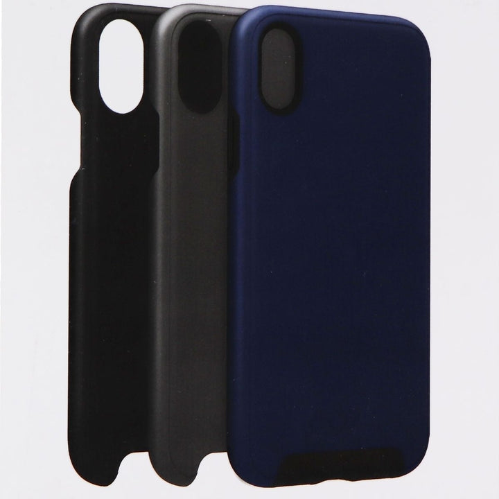 Nimbus9 LifeStyle Kit Cases (3 Pack) for iPhone Xs & X - Blue, Gray, Black Image 3