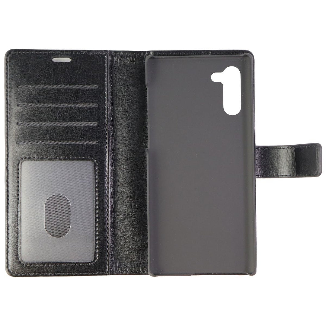 SkechPolo Book Wallet Cover with Detachable Case for Galaxy Note10 - Black Image 3