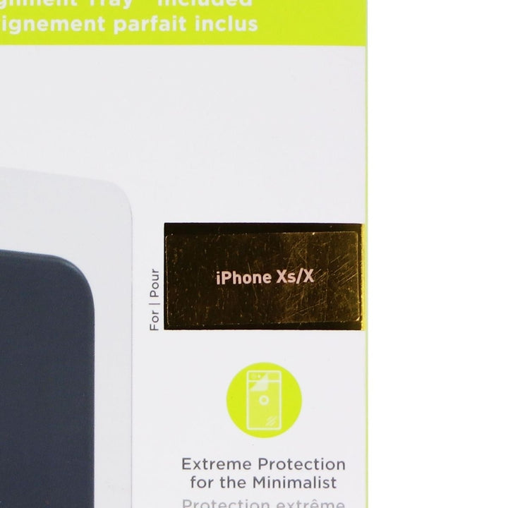 PureGear Extreme Impact Back Screen for iPhone Xs/X - Clear / Back Side Only Image 2