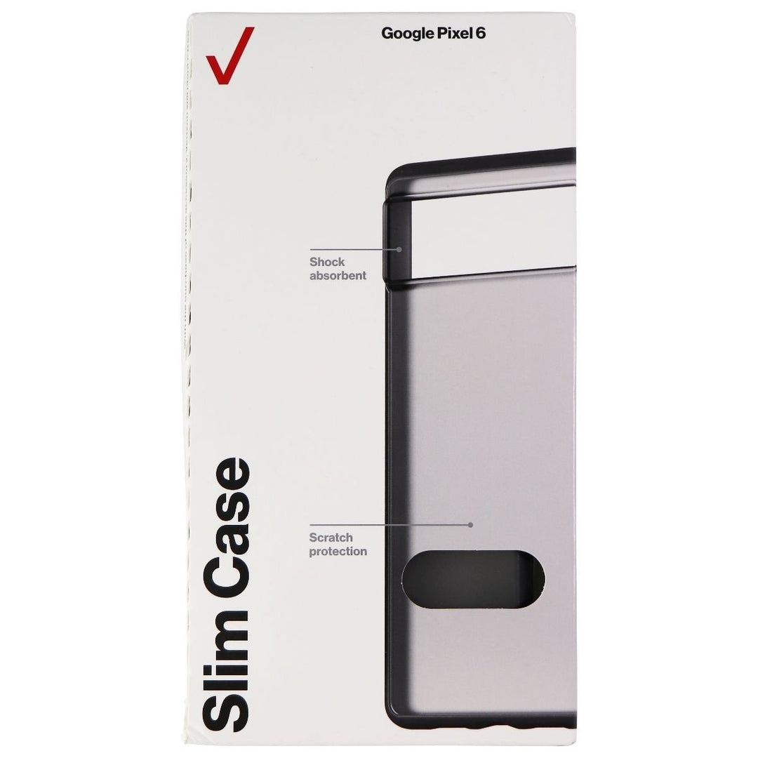 Verizon Slim Sustainable Case for Google Pixel 6 Smartphones - Black/Smokey Image 1