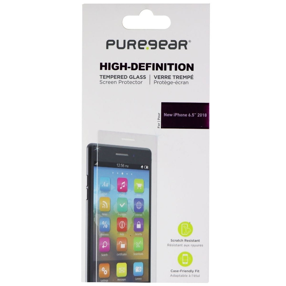 PureGear HD Tempered Glass Screen Protector for Apple iPhone XS Max - Clear Image 2