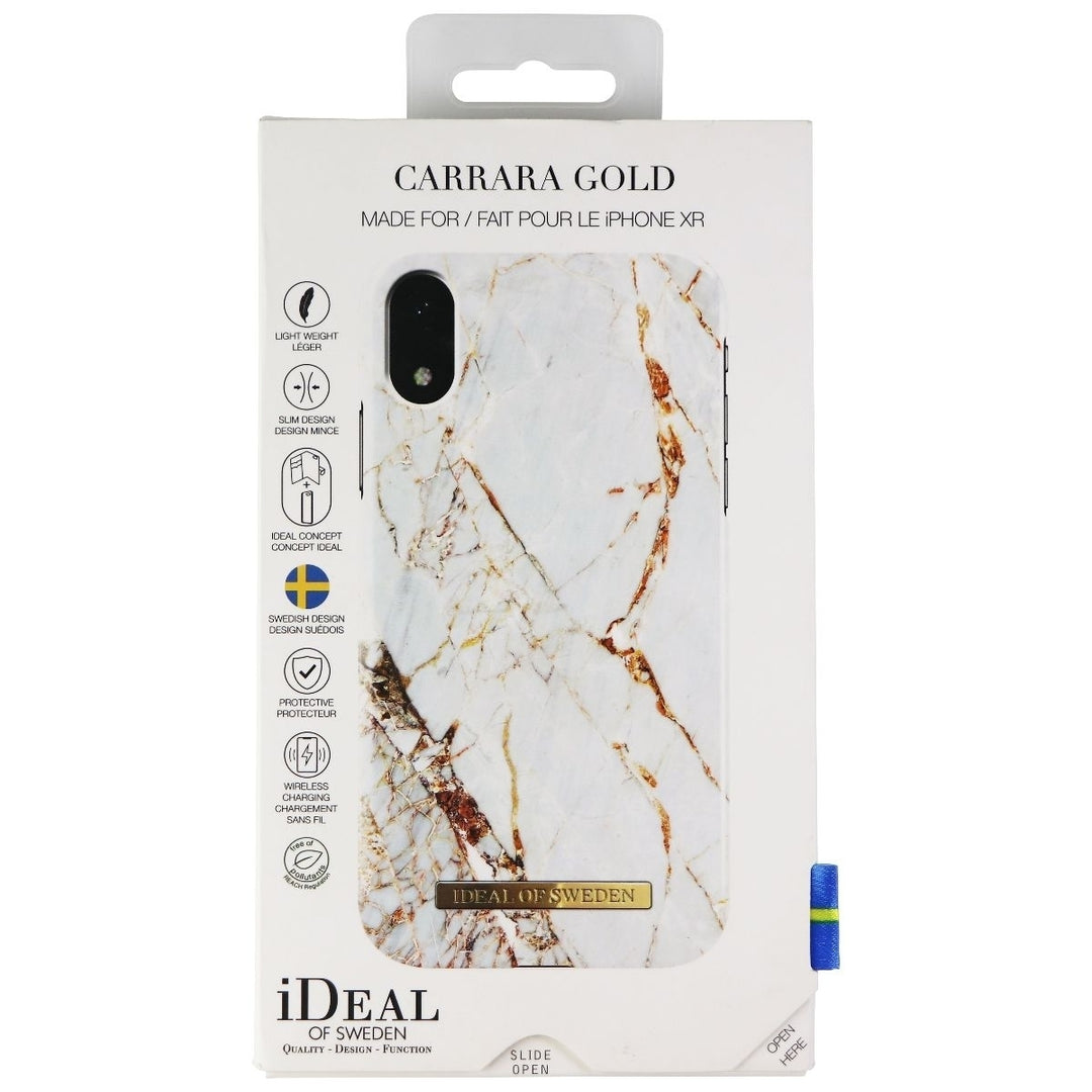 iDeal of Sweden Mobile Phone Case for Apple iPhone XR - Carrara Gold Image 1