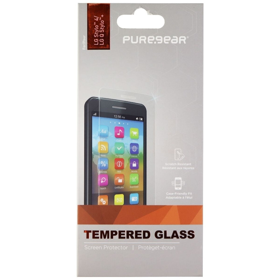 PureGear Tempered Glass Screen Protector for LG Stylo 4 / Q Stylo+ - Clear Image 1
