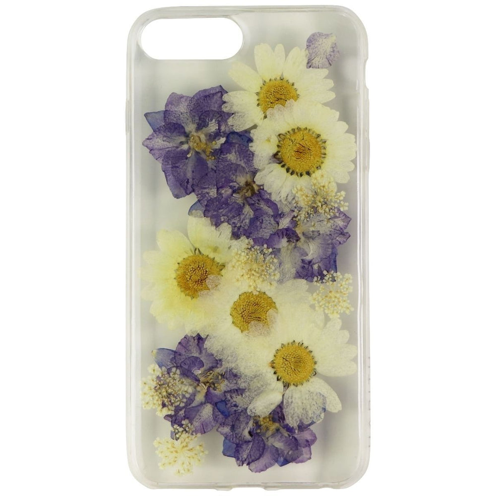 Habitu Everlast Pressed Flowers Case for iPhone 8+ / 7+ (Plus) - Daisy / Violet Image 2