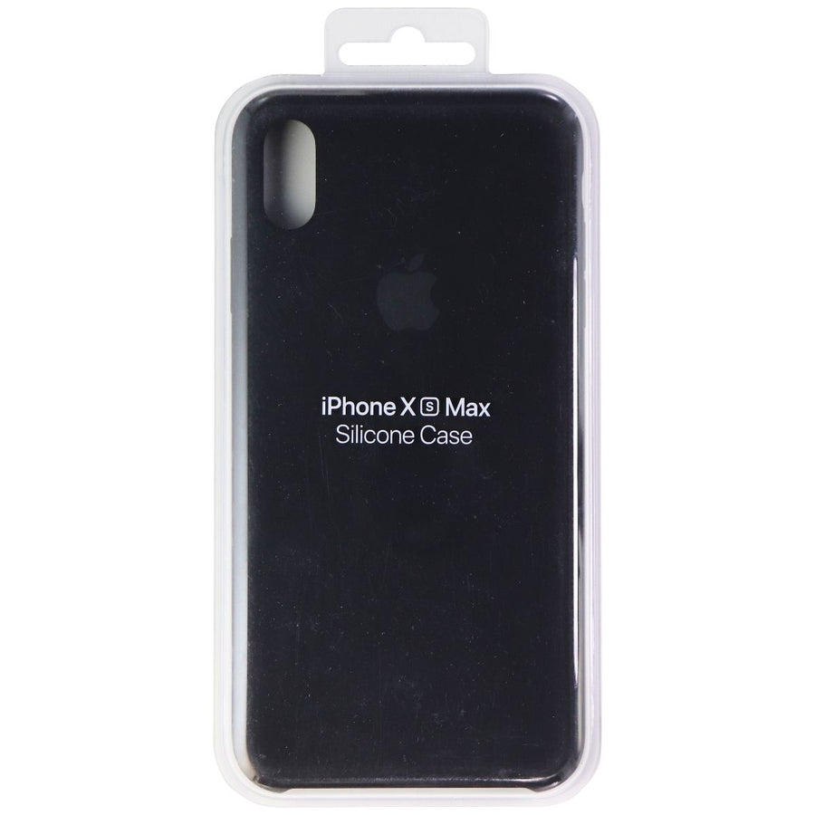 Official Apple Silicone Case for Apple iPhone Xs Max - Black (MRWE2ZM/A) Image 1