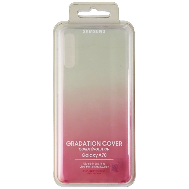 Samsung Gradation Ultra-Thin Cover Case for Samsung Galaxy A70 - Gradient Pink Image 4