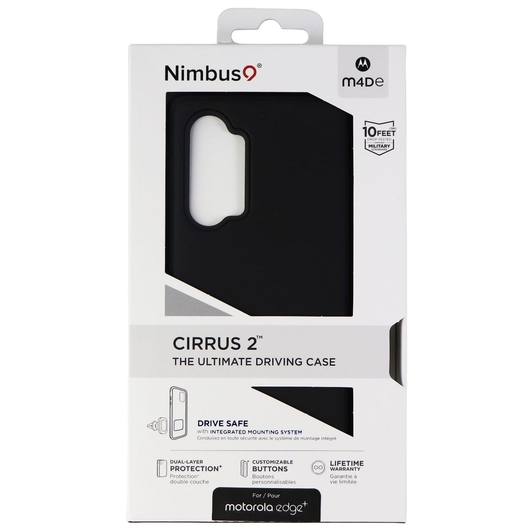 Nimbus9 Cirrus 2 Series Hard Case for Motorola Edge+ (2020) - Matte Black Image 4