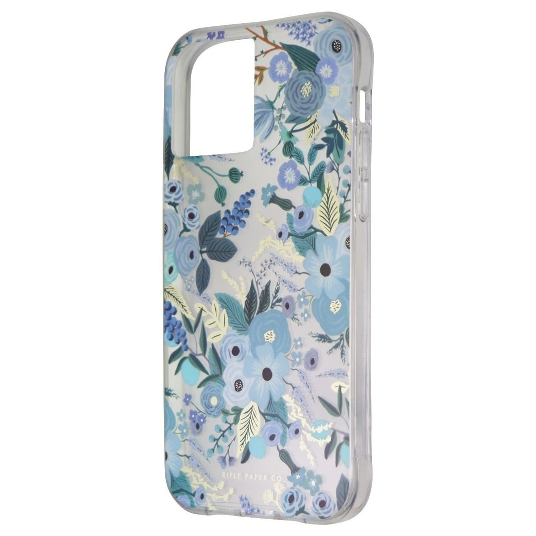 Rifle Paper Co. Hard Case for Apple iPhone 12/iPhone 12 Pro - Garden Party Blue Image 1