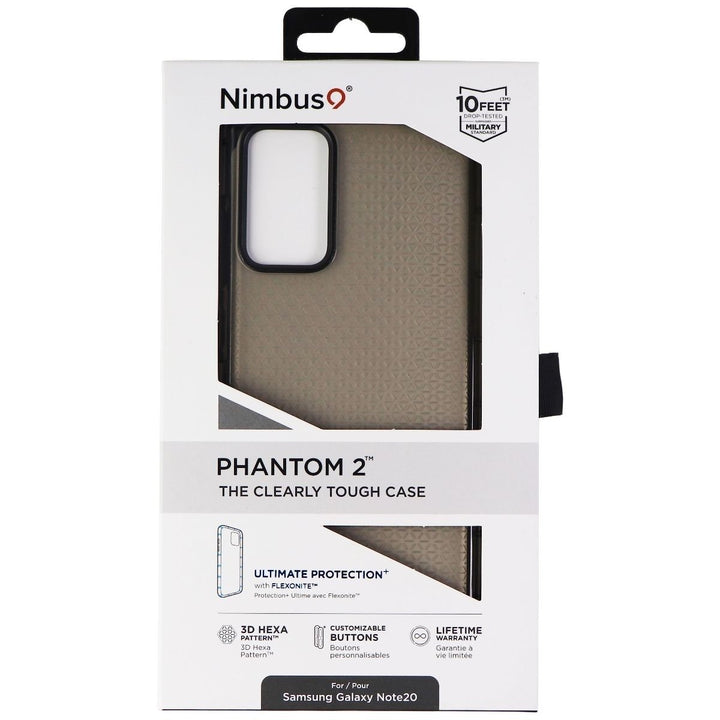 Nimbus9 Phantom 2 Series Case for Samsung Galaxy Note20 - Carbon / Clear Image 4