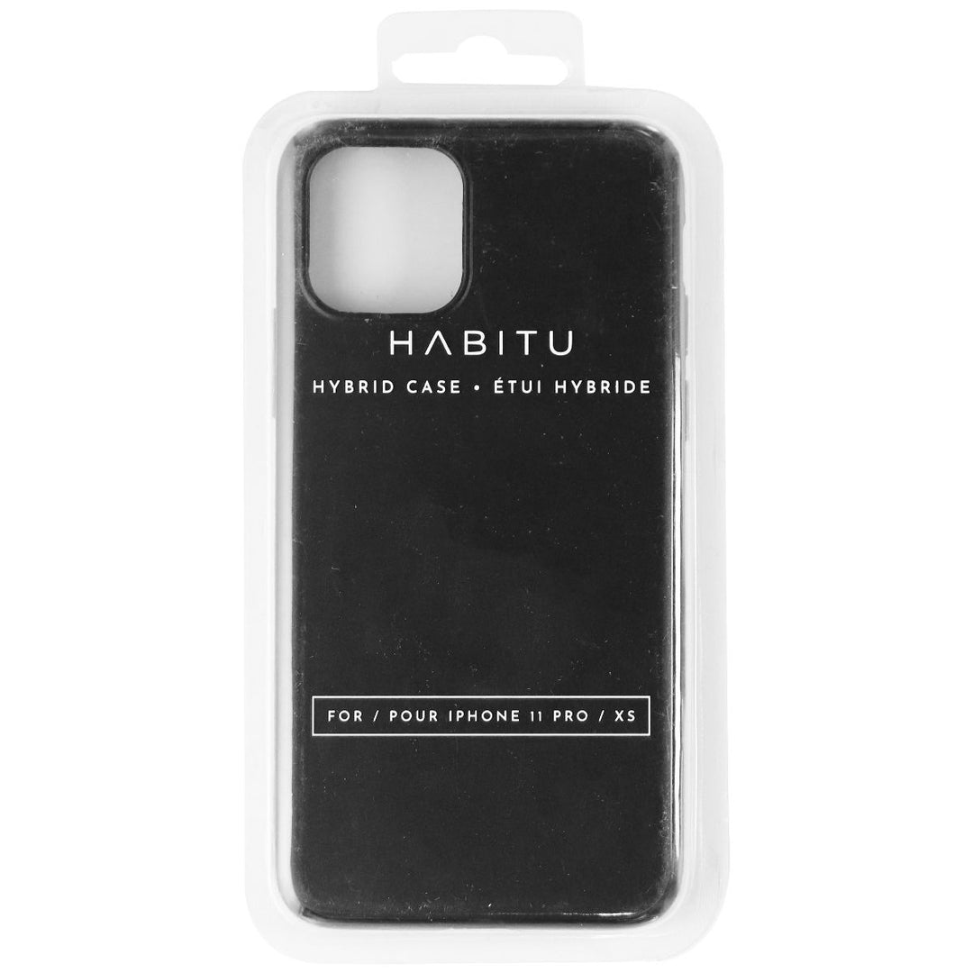 Habitu Hybrid Slim Protective Case for iPhone 11 Pro / XS - Black Image 1