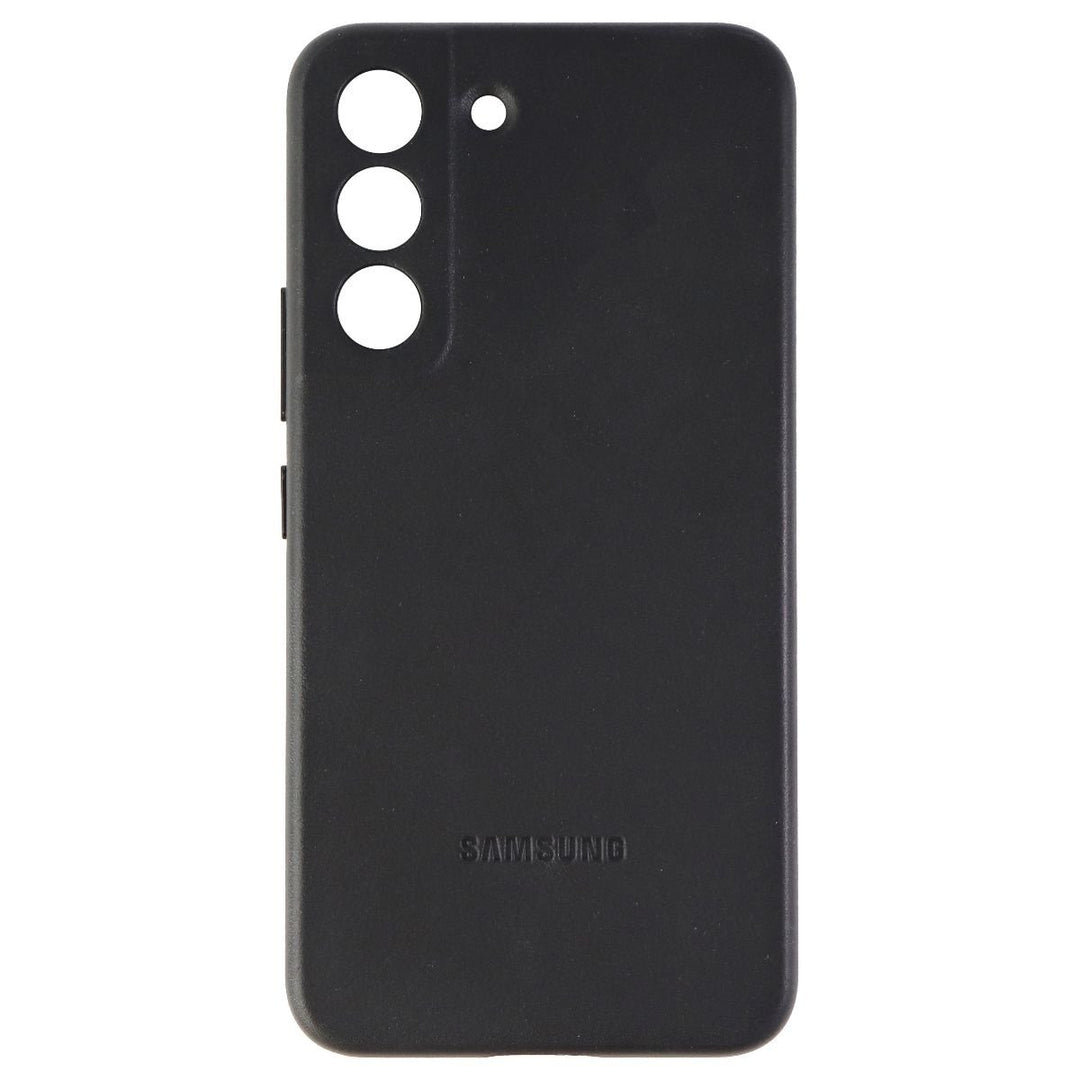 Samsung Leather Cover Case for Galaxy S22 - Black (EF-VS901LBEVZW) Image 2